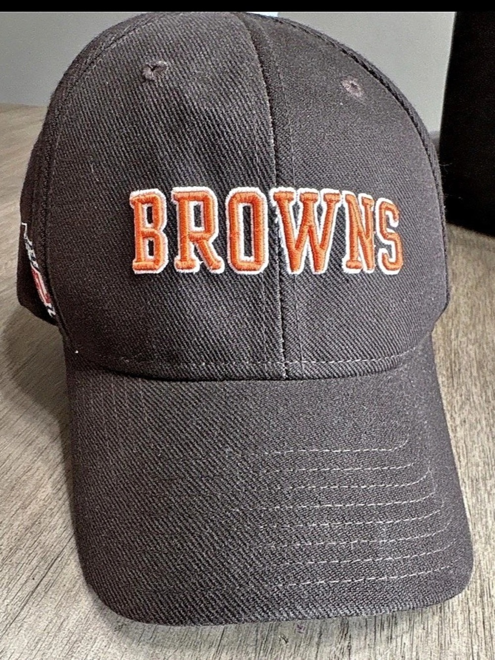 NFL Cleveland Browns Authentic Sideline cap Brown & Orange Like New